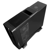 Frisby Slim Tower Micro ATX, 300W Slim Power, 80mm Fanlı FC-S6020B Kulplu Siyah Kasası thumbnail 4