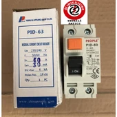 PEOPLE ELEKTRİK 2X63A 30MA KAÇAK AKIM KORUMA RÖLESİ 6KA - 1