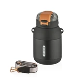 Shotay Dome Çelik Termos Matara 800Ml Siyah - 1