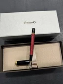 Pelikan Souveran Serisi M400 Kırmızı Siyah Dolma Kalem, B uç - 5