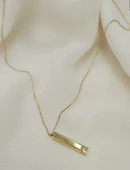 Dilek Kolyesi Çelik 316 L Paslanmaz Silindir Kolye Unisex Not Saklama Zincir - 4