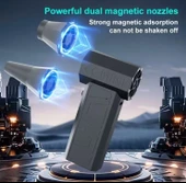 Violet Mini Turbo Jet Fan Turbo Jet Fanı 130000RPM Yüksek Hızlı Kanal Fanı Güçlü Hava Üfleyici - 7