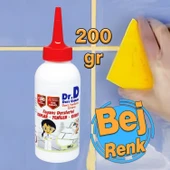 BEJ Renk Derz Dolgu Fayans Seramik Mermer Yer Duvar için Tamir Derz Yenileme Dolgusu 200 Gr - 1