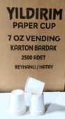 7 OZ BASKISIZ KARTON BARDAK (  3000 ADET ) - 2