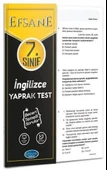 7. Sınıf İngilizce Yaprak Test - 1
