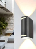 Alüminyum Çift Yönlü, Elektrikle Çalışır, 14 Watt Günışığı İç ve Dış Mekan Bahçe Balkon Salon Apliği - 6