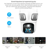 QASUL 3-Ekran Güvenlik 6K HD PTZ Kamera Wifi Gözetim Çok Lensli IP Kamera Kablosuz CCTV Kamera - 4