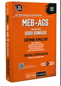 Pegem 2025 MEB-AGS Eğitimin Temelleri ve Türk Milli Eğitim Sistemi Soru Bankası Çözümlü Pegem - 2