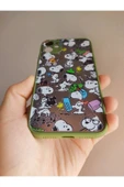 Iphone 11 Uyumlu Snoopy Tasarım Tuşları Renkli Telefon Boyun Askılı Set Kılıf - 7