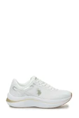 U.S. Polo Assn. GENESIS WMN 5FX 101938169 Kadın Spor Ayakkabı Beyaz Altın - 1