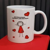 Öğretmene Hediye Özel Tasarım Kupa Bardak - 1