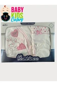 BABY KİDS COLORS Yenidoğan Bebek 5'li Hastahane Çıkış Seti Kutulu - 1