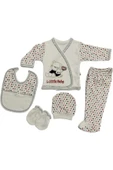 BABY KİDS COLORS Yeni Doğan Yavru Ayı Hastane Çıkışı 5li Zıbın Seti - 5