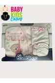 BABY KİDS COLORS Yeni Doğan Cute Hastahane Çıkışı 5li Zıbın Seti - 1