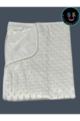 BABY KİDS COLORS Nohut battaniye bebek battaniyesi çift katlı welsoft&nohut - 2