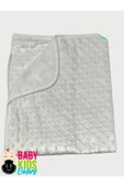 BABY KİDS COLORS Nohut battaniye bebek battaniyesi çift katlı welsoft&nohut - 1
