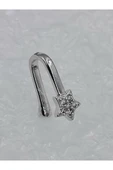 316 L Çelik Zirkon Taşlı  Lüks Piercıng - 1