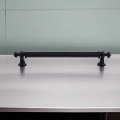 Selçuklu Siyah Metal Kulp 160 mm Mobilya Çekmece Mutfak Dolabı Dolap Kapak Kulpları Kulb Kulpu thumbnail 8