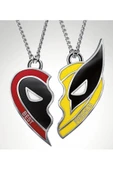 Deadpool & Wolverine Best Friends Sevgili Çift Arkadaş Kolyesi - 1