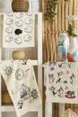 %100 Pamuklu Sweety Sheep Desenli Yumuşak Mutfak Havlusu Kurulama Bezi 30 X 50 3'lü - 1