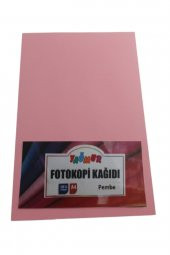 A4 Renkli Fotokopi Kağıdı Pembe 100 Lü Paket - 1