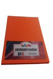 A4 Renkli Fotokopi Kağıdı Turuncu 100 Lü Paket - 1