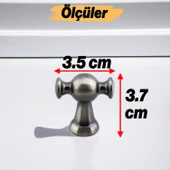Kulp Düğme Tek Vidalı Çekmece Kulbu Kulpları Mutfak Mobilya Dolabı Dolap Kulpu Antik Nikel thumbnail 4