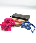 Renkli Desenli Taç Toka Bandana Set - 1