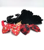 Renkli Desenli Taç Toka Bandana Set - 1