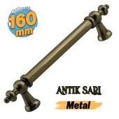 Osmanlı Metal Antik Sarı Kulp 160 mm 16 cm Mobilya Çekmece Mutfak Dolabı Dolap Kapak Kulb Kulpu thumbnail 1