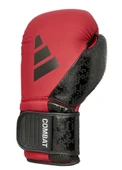 Adidas ADIC50TG Combat 50 Boks Eldiveni Kırmızı Mat Deri Kick Boks Eldiveni - 4