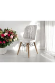 UZMHOME Ezgi 6 Kişilik Açılır Masa Sandalye Takımı Mutfak Masası Takımı Salon Masası Yemek Masası Takımı - 4