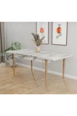 UZMHOME 80X130(Kapalı) 80X170(Açık) Yemek Odası Takımı Mutfak Masası Takımı Yemek Masası 6 Kişilik - 4