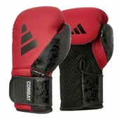 Adidas ADIC50TG Combat 50 Boks Eldiveni Kırmızı Mat Deri Kick Boks Eldiveni - 1