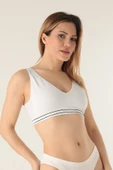 DoReMi Seamless Kalın Askılı Büstiyer Crop Top - 2