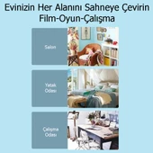 Monozone Uzaktan Kumandalı Telefon Ekran Büyüteci Katlanır  3D Telefon Büyütücü Projeksiyon HD - 12