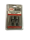 MANYETİK SOMUN ADAPTÖRÜ 8mm 5 ADET - 1