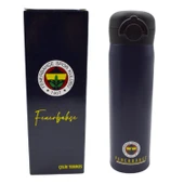 Fenerbahçe Lisanslı Logo Baskılı Kilitli Çelik Termos Matara 400 Ml (555273) - 1