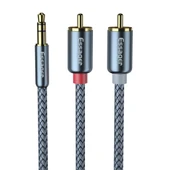 Essager Pro Series 1 Metre 3.5MM Jack to RCA Stereo Ses Sistemi Kablosu, Amfi, Hoparlör, TV Ses Sistemi Kablosu - 1