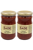 Sade Organik Biber Salçası 610 gr 2 ' Li Paket - 1