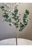 OKALİPTUSYapaY ÇiçeK Saksı Demeti Dikey Bahçe Balkon Saksı Vazo Bitkisi 1. Kalite55CM thumbnail 3