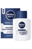 NIVEA MEN Erkek Tıraş Sonrası Balsam 100ml Protect&Care, Onarıcı, Yenileyici, Tahriş Önleyici, E Vitamini - 4