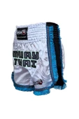 DragonDo MT3020 Apache Muaythai Şort Beyaz Püsküllü Muay Thai Şortu - 4