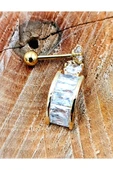 Çelik Zirkon Taşlı Piercing - 1