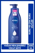NIVEA Besleyici Vücut Sütü 400ml, Kuru Ve Çok Kuru Ciltler, 48 Saat Nemlendirici, E Vitamini, Badem Yağı - 1