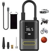 Kablosuz Oto Araç Mini 4000mAh 150 PSI Işıklı Oto Hava Kompresörü KA-760 - 1