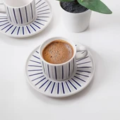 GÜRAL PORSELEN Mental 4 Parça 2 Kişilik Kahve Takımı 6733 thumbnail 2