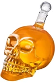 Crystal Head Kuru Kafa Cam Şişe Viski Likör Hediyelik Sürahi 550 Ml - 2