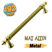 Osmanlı Metal Altın Kulp 192 mm 19.2 cm Mobilya Çekmece Mutfak Dolabı Dolap Kapak Kulplar Kulb Kulpu thumbnail 1