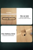 Torima SL-168 Koyu Ahşap Humidifier Hava Nemlendirici Ledli Aroma Terapisi Dekoratif Buhar Makinesi - 3